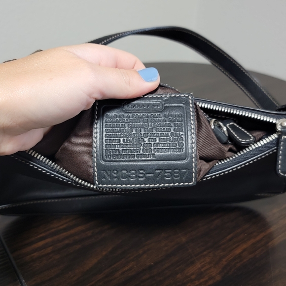 Coach Y2K Hampton Demi Prep Shoulder Bag Leather 7587 - Picture 8 of 9